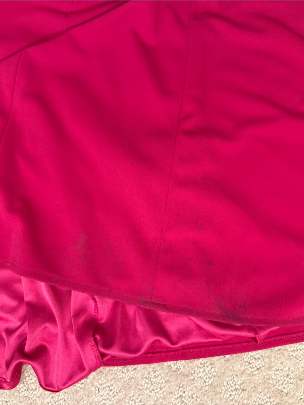 Fuchsia Pink Floral Embroidered Maxi Dress Beaded Gown Formal High Neck Formal 6 - Picture 11 of 11